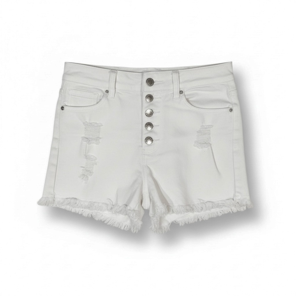 Women's White Jean Shorts